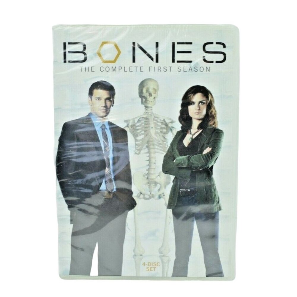Bones: The Complete First Season DVD, 2006, 22 Episode 4 Disc Set New and Sealed